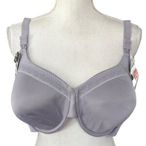 NEW Playtex Shaping Foam‎ Underwire Nursing Bra Plus SZ 42D/DD Amethyst Quartz